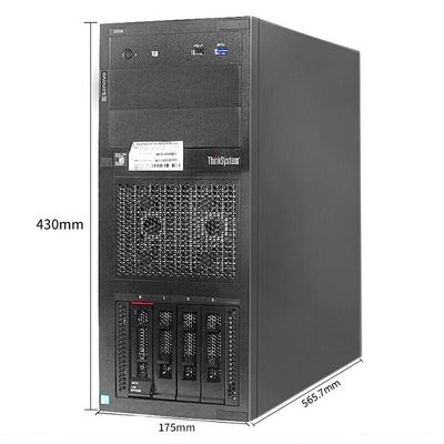 Système de traitement de l'information Lenovo Tower ST258 pour TS560 Xe3 ERP Xeon E-2286G Serveur 5U 1*8GB DDR4