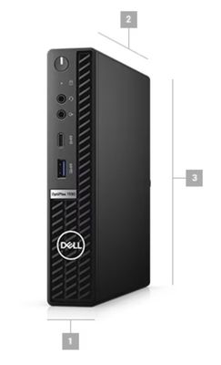D-ell OptiPlex 7090 Micro Business SFF PC de bureau avec processeur à fréquence principale de 4,6 GHz