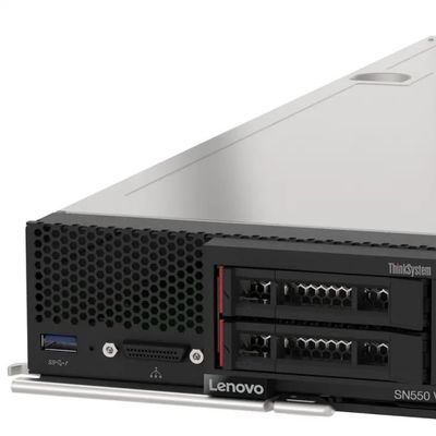 Lenovo ThinkSystem SN550 V2 Blade Serveur 2.2 GHz Processeur prêt à être expédié