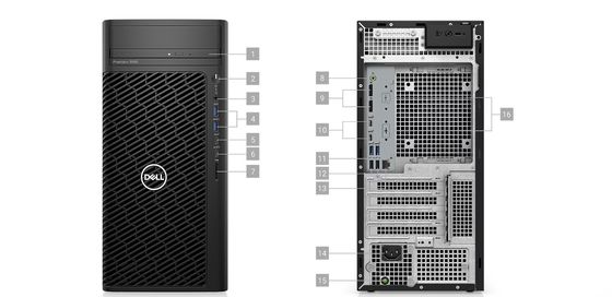 Hot Dell Precision t3660 Tower Workstation avec une mémoire de 8 Go et une vitesse de traitement de 2,1 GHz