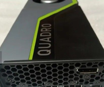 Carte graphique Nvidia RTX5000 de 16 Go avec prolongateur long et mémoire vidéo de type GDDR6