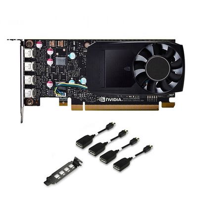 PCI Express 3.0 16X NVIDIA QUADRO P1000 Mini Port d'affichage de sortie pour les professionnels