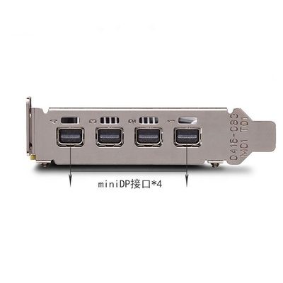 PCI Express 3.0 16X NVIDIA QUADRO P1000 Mini Port d'affichage de sortie pour les professionnels