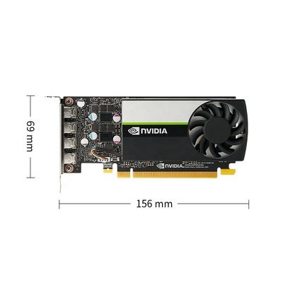 Fans Cooler NVIDIA T1000 4G GDDR6 GPU Interface mémoire 128 bits PCI Express 3.0 x 16