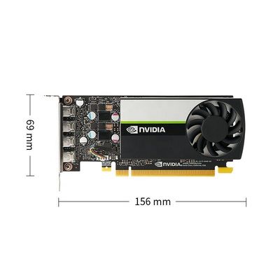 Carte graphique Nvidia T600 4 Go GDDR6 avec une horloge de base de 1201 MHz et une horloge de mémoire de 4 Go
