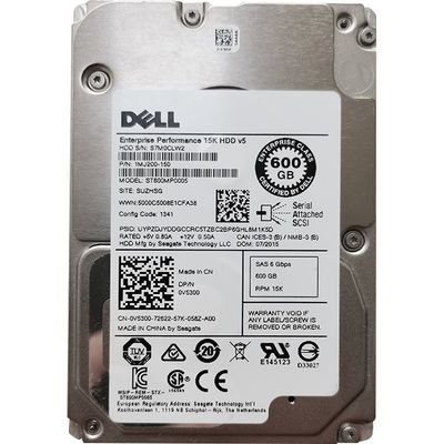 Les performances de l'entreprise 15k HDD V5 600G 15K SAS 2.5 ST600MP0005 Disque dur 04HGTJ 1MJ200-150