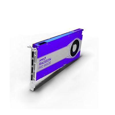 Carte graphique pour ordinateur de bureau AMD Radeon PRO W6600 avec bande passante maximale de mémoire jusqu'à 224 Go/s